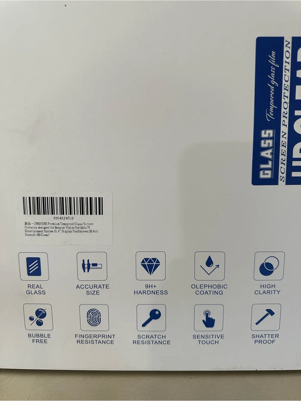 Tempered glass screen protector